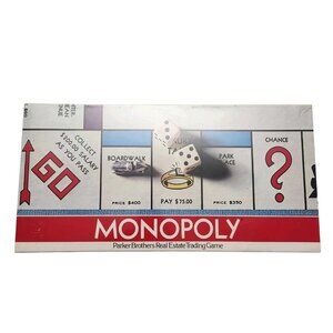 Vintage Monopoly #9 Parker Brothers Board Game SEALED 1961 No Barcode